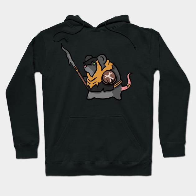 Spear War Rat Hoodie by NikkyChiken